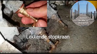 Lekkende stopkraan vervangen repareren [upl. by Dragde]