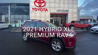 2021 Toyota RAV4 Hybird XLE Premium [upl. by Web437]