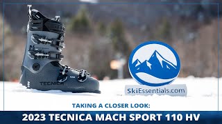 2023 Tecnica Mach Sport 110 HV Ski Boots Short Review with SkiEssentialscom [upl. by On]