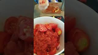 Easy homemade Salsa Do you like mild medium or hot homemadesalsa homemadesalsa salsa [upl. by Blayne]