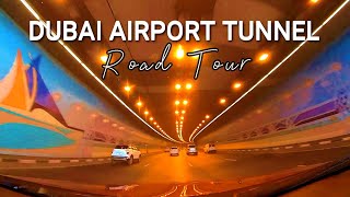 DUBAI AIRPORT TUNNEL TO MALL OF THE EMIRATES SHERATON HOTEL  DUBAI ROAD TOUR [upl. by Aneelehs]