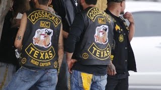 Texas biker gangs threaten police with retaliation [upl. by Evelunn]