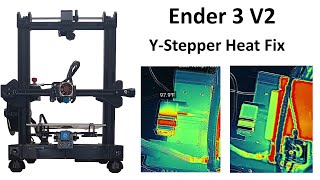 Ender 3 V2  The Reason Why Your YStepper Motor is Crazy Hot and How to Fix It without VREF Tweaks [upl. by Arammat]