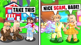 These ONLINE DATERS Were Pretending To Be POOR To SCAM In Adopt Me Roblox Adopt Me [upl. by Omissam7]