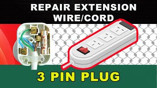 Repair Extension Wire electrical repairing diy [upl. by Leiria]