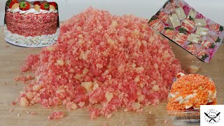 HOW TO MAKE THE CRUMBLE FOR STRAWBERRY CRUNCH CAKE AND OTHER TREATS [upl. by Weidar]