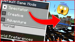 How To Enable SPECTATOR MODE In MCPE  How To Get SPECTATOR MODE In Minecraft Pe [upl. by Armillda]