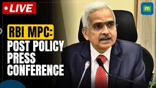 Live PostMonetary Policy Press Briefing By RBI Guv Shaktikanta Das  Repo Rate Unchanged [upl. by Lalad]