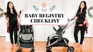 What To Put On Baby Registry 2020  simple checklist for first time moms [upl. by Janette572]