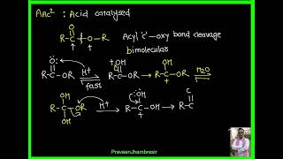 3 Ester hydrolysisDifferent mechanism for jee advanced [upl. by Noirad]