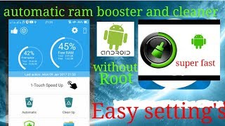 automatic ram booster and cleaner  app killer [upl. by Adiehsar913]