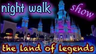 Night Walk in The Land of Legends – A MUST SEE in Belek Antalya Turkey Autumn 2022 [upl. by Oinafipe]