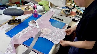 Korean Traditional Clothes Process of Making Hanbok [upl. by Nitsa]