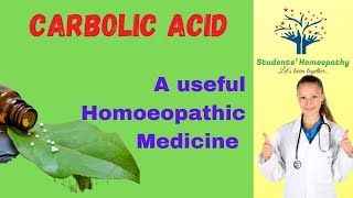 Carbolic acid A useful Homoeopathic Medicine [upl. by Nadnal477]