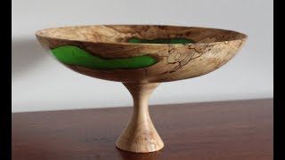 Woodturning  The Punky Worm Bowl [upl. by Nahamas]