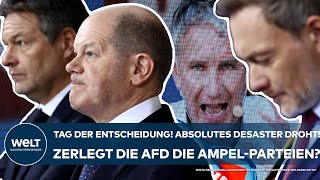 LANDTAGSWAHL Sachsen amp Thüringen Absolutes Desaster droht Zerlegt AfD jetzt die AmpelParteien [upl. by Aicsile591]