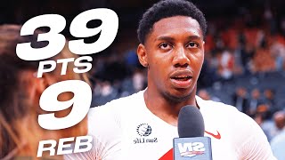 RJ Barrett 39 PTS GOES OFF in the Raptors W 😤 November 18 2024 [upl. by Trescha]