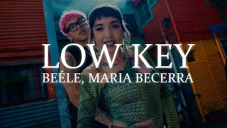 Beéle Maria Becerra Joeboy ft Humby  Low Key Letra [upl. by Ellerd90]