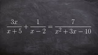 Learn how to solve a rational equation and identify the extraneous solutions [upl. by Ayalahs]