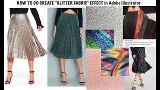 How to create Glitter Fabric in Adobe Illustrator [upl. by Dlnaod527]