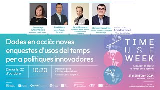 CA Dades en acció Noves enquestes dusos del temps per a polítiques innovadores [upl. by Chapin]