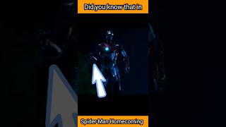 Did you know that in spiderman homecoming  shorts [upl. by Odracir]