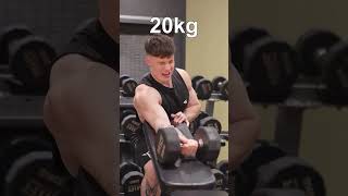 BICEPS CHALLENGE gimnasio aestheticgym fitnessjourney motivacion rutinagym gymdesign humor [upl. by Bixby714]