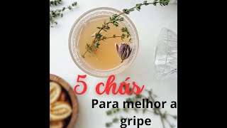 Os melhores chás para gripe e resfriado [upl. by Notsle377]