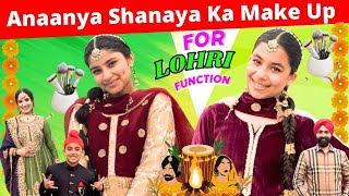 Anaanya amp Shanaya Ka Make Up For Lohri Function  RS 1313 VLOGS  Ramneek Singh 1313 [upl. by Ycnay196]