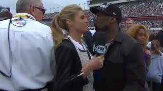 50 Cent awkward kiss with Erin Andrews [upl. by Adahs]