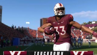 EA SPORTS College Football 25 Exhibition Game WVU at VTech Kick return [upl. by Drice615]