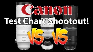 RF 200800 Vs 800 f11 Vs 100500 With 14x TC Test Chart Comparison using Canon R7 [upl. by Purity]