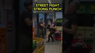 One hit knockout Self defence on the street selfdefence powerpunch fight boxing fighter mma [upl. by Mayram488]