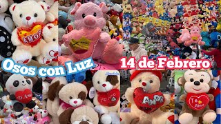 MERCADO DE SONORA 😱 PELUCHE PARA 14 de FEBRERO 🥰 OSOS DE LUZ Detalles de Amor y Amistad 💙 changuito [upl. by Cassandra435]