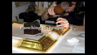 Gold leaf Gilding course and furniture Decoration course [upl. by Lantz]