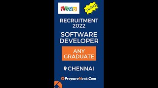 Zoho Recruitment 2022  Software Developer  IT Job  Engineering Job  Chennai  2022 [upl. by Raskind]