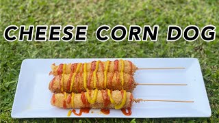 CORN DOG RECIPE  MOZZARELLA CHEESE CORN DOG [upl. by Isej294]