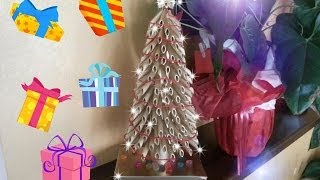 TUTORIAL ALBERO DI NATALE con la PASTA rIcIcLoDiY [upl. by Nylodnarb]