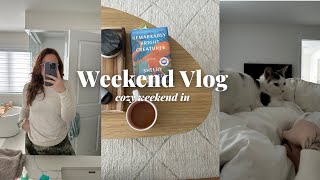 Weekend Vlog  Cozy weekend in cleaning baking weekly meal prep  Magically Katelyn [upl. by Nodyl]