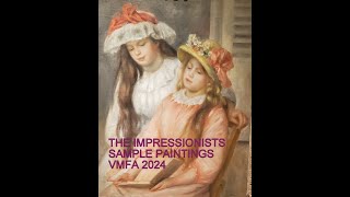 IMPRESSIONIST ARTISTS SAMPLE PAINTINGS VIRGINIA MUSEUM OF FINE ARTS 2024 [upl. by Novah]