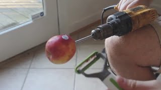 How to Peel an Apples the Fastest Way [upl. by Ahsienek]