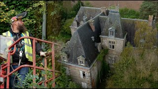 Clearing Decades Of Overgrowth From The Abandoned Chateau [upl. by Manya]