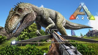 ARK Survival Evolved  GIGANOTOSAURUS TAMING ARK Ragnarok Gameplay [upl. by Hbaruas]