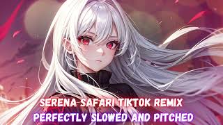 SerenaSafari Tiktok Remix Perfectly Slowed Pitched [upl. by Odirfliw]