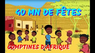 ON FAIT LA FETE  comptines africaines avec paroles [upl. by Dyun]