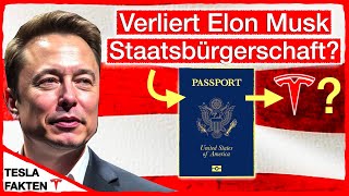 Droht Elon Musk der Verlust seiner US Staatsbürgerschaft Trump US Wahlen Politik PR [upl. by Dicks]