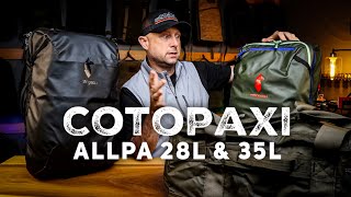 NEW Cotopaxi Allpa 28L amp 35L Travel Backpacks  a perfect duffel combo to pair with it [upl. by Nauqahs]