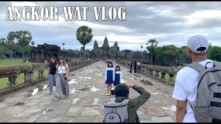 ANGKOR WAT Vlog👩‍👩‍👦‍👦 Exploring ANGKOR WAT in Cambodia 2024  Family trip [upl. by Nyladnohr]