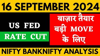 NIFTY PREDICTION FOR TOMORROW amp BANKNIFTY ANALYSIS FOR 16 SEPTEMBER 2024  MARKET ANALYSIS TOMORROW [upl. by Hsotnas759]