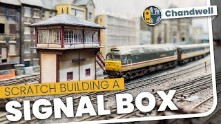 Signal Box at last Making a signal box from cheap and simple materials  Scratch built model [upl. by Block]